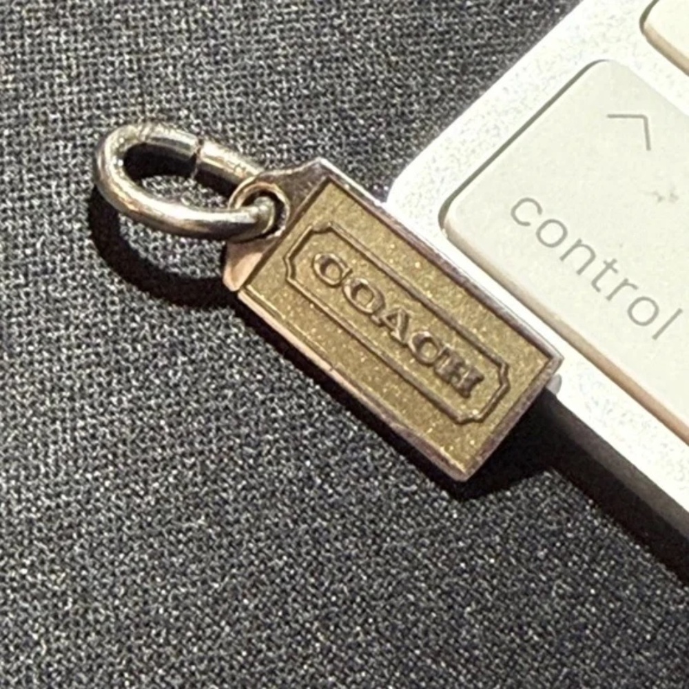Authentic Mini Coach Metal Charm Hangtag